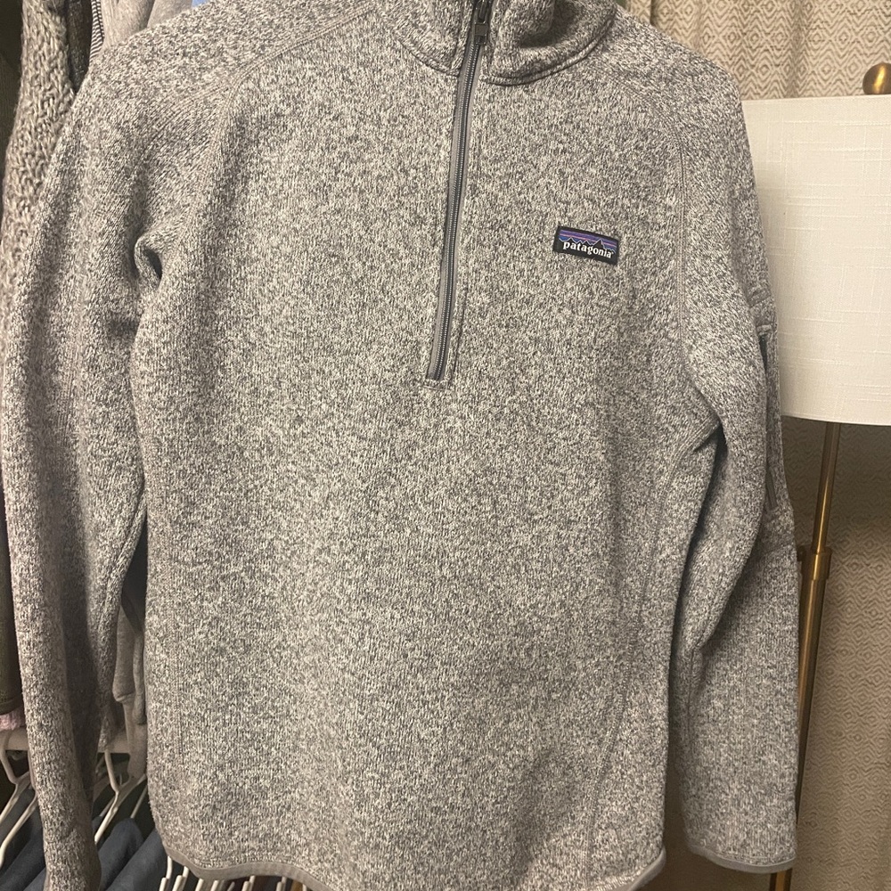 Patagonia Women’s Zip-Up Sweater in Heather Gray